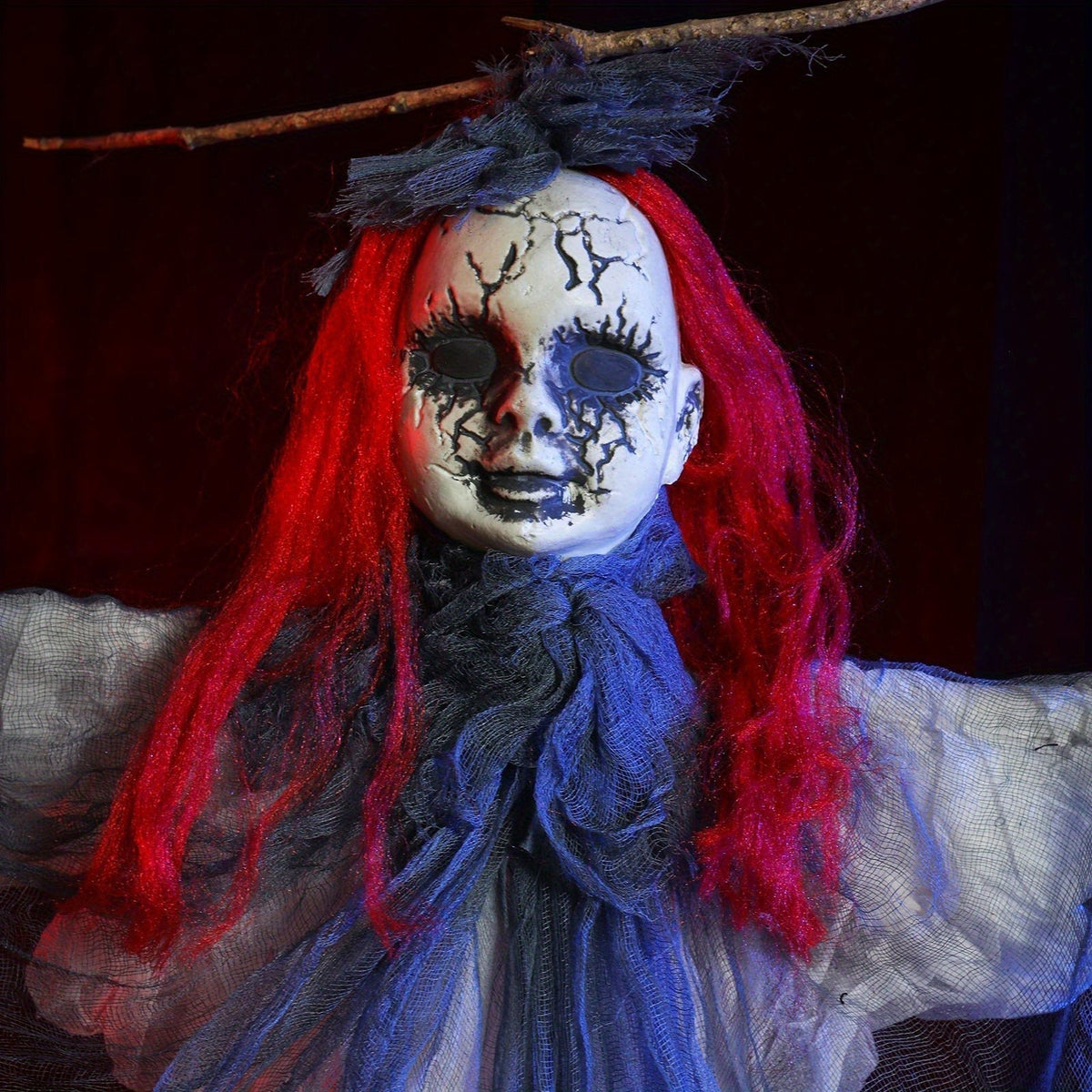 Halloween Red Haired Ghost Doll Set
