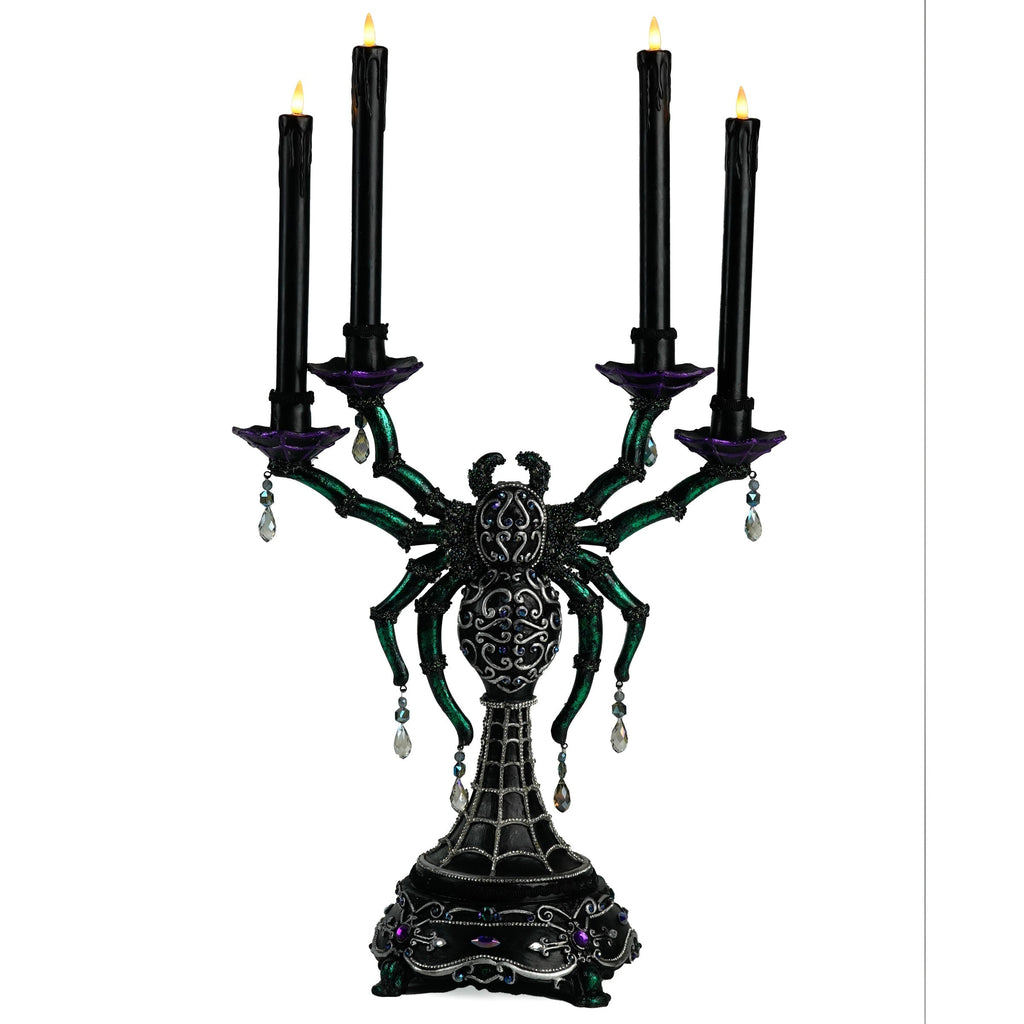Spider Candelabra | Halloween Decor | Katherine's Collection