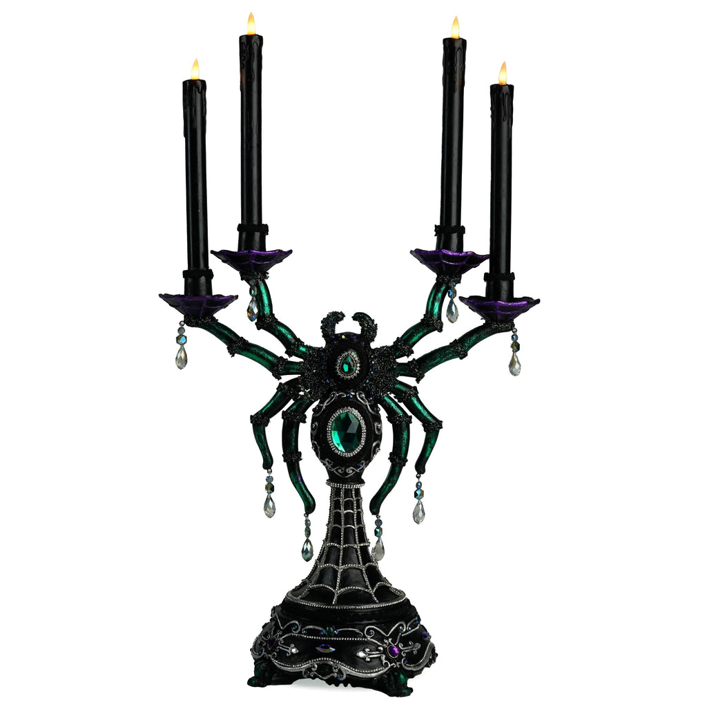 Spider Candelabra | Halloween Decor | Katherine's Collection