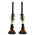 Skeleton Hand Candle Holders Set of 2 | Halloween Decor | Katherine's Collection