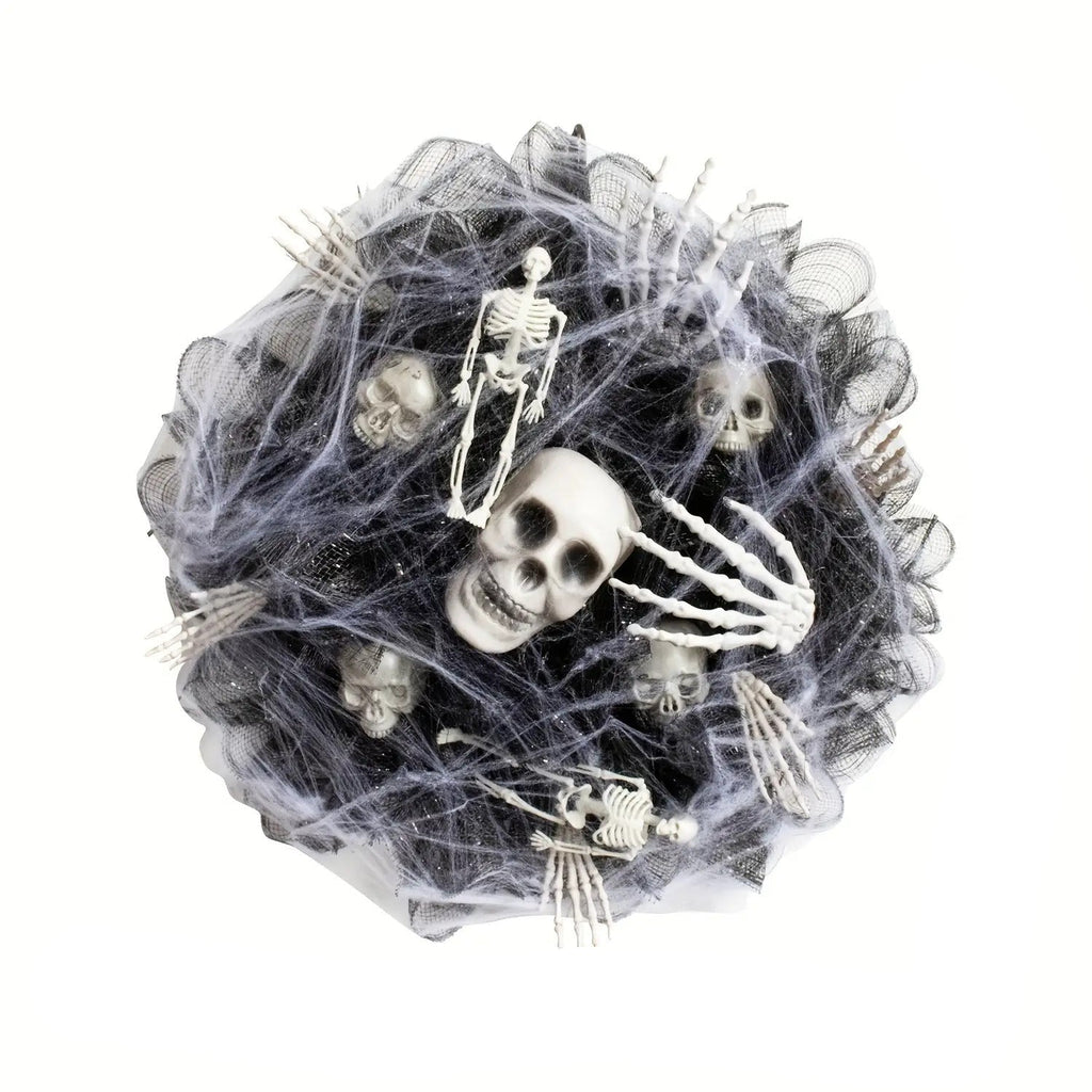 Spider Web Skeleton Hand Halloween Door Decoration