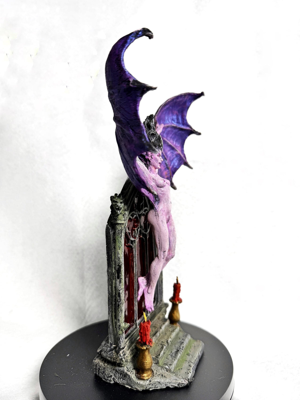Carmilla the Vampire Statue, Full Color Resin Sculpture | Legendary Vampire Figurine |Victorian Gothic Horror|Gothic Gift and Spooky Decor