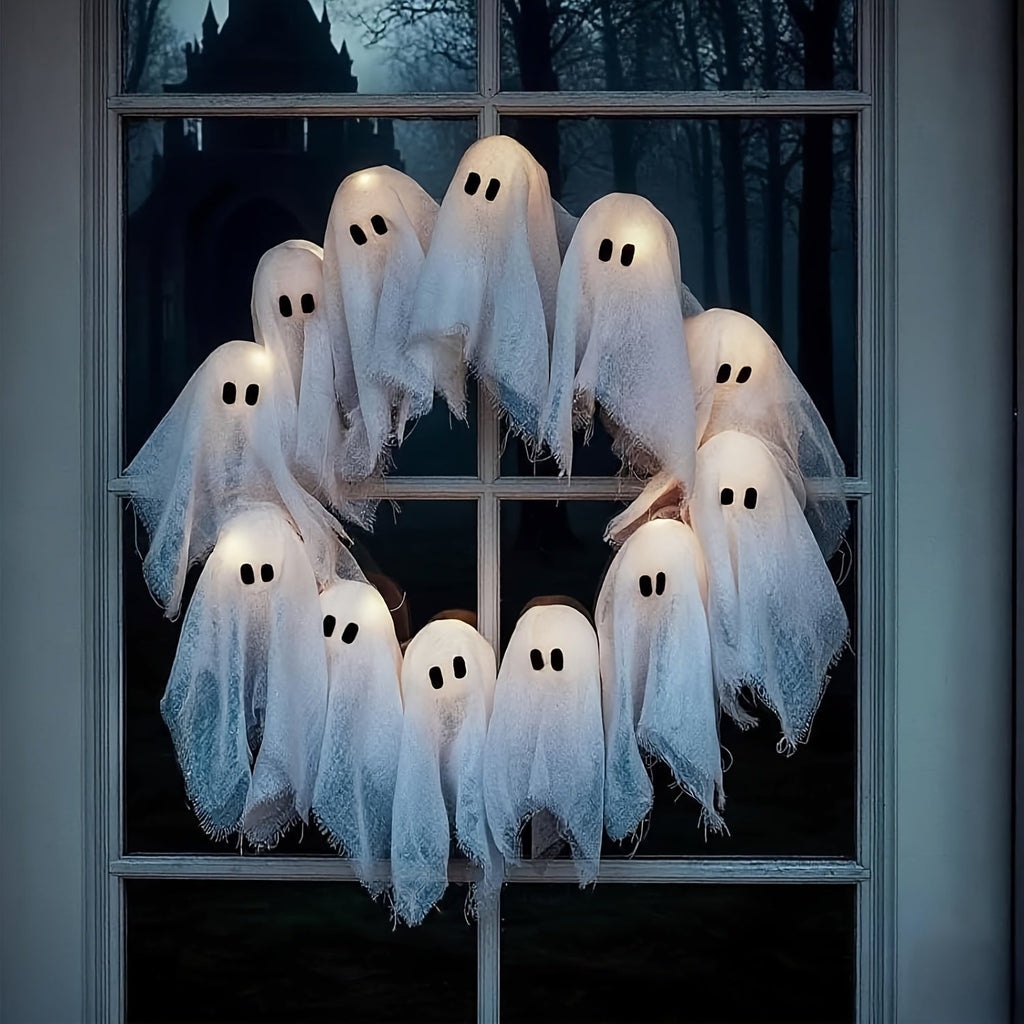 Halloween Ghost Garland Fabric Party Decoration