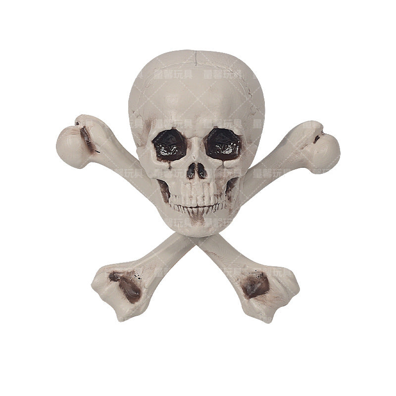plastic skeleton props for Halloween