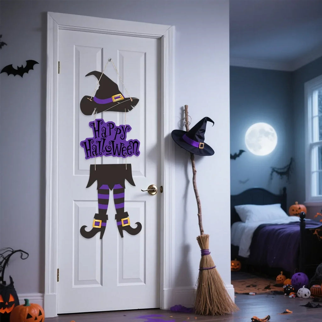 Halloween Witch Door Decor