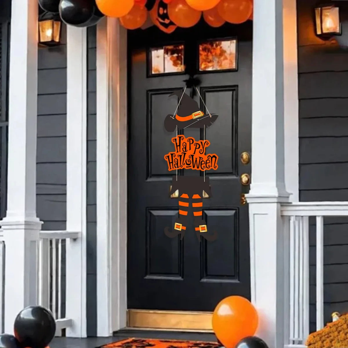 Halloween Witch Door Decor