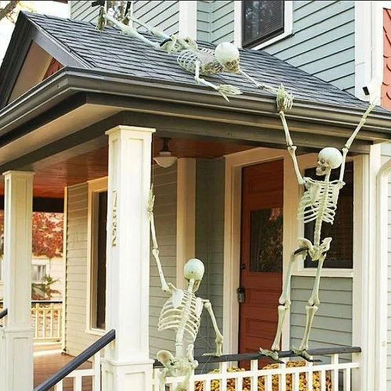 Halloween Movable Skeleton Skull & Bones Decoration
