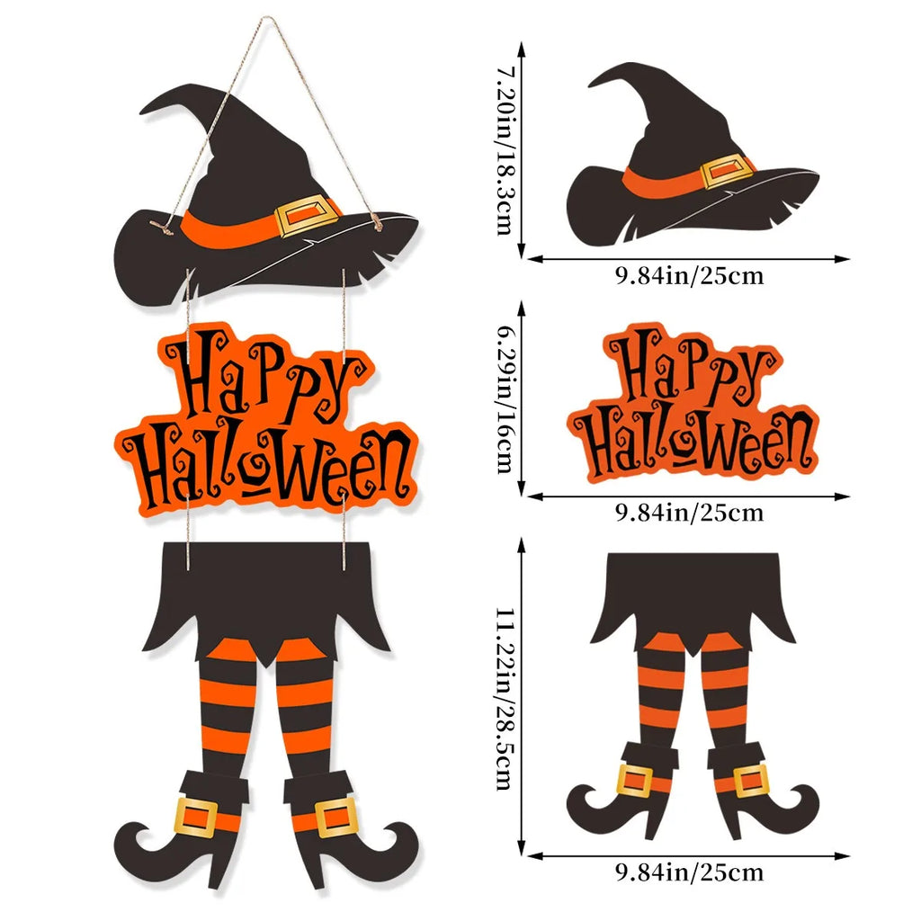 Halloween Witch Door Decor