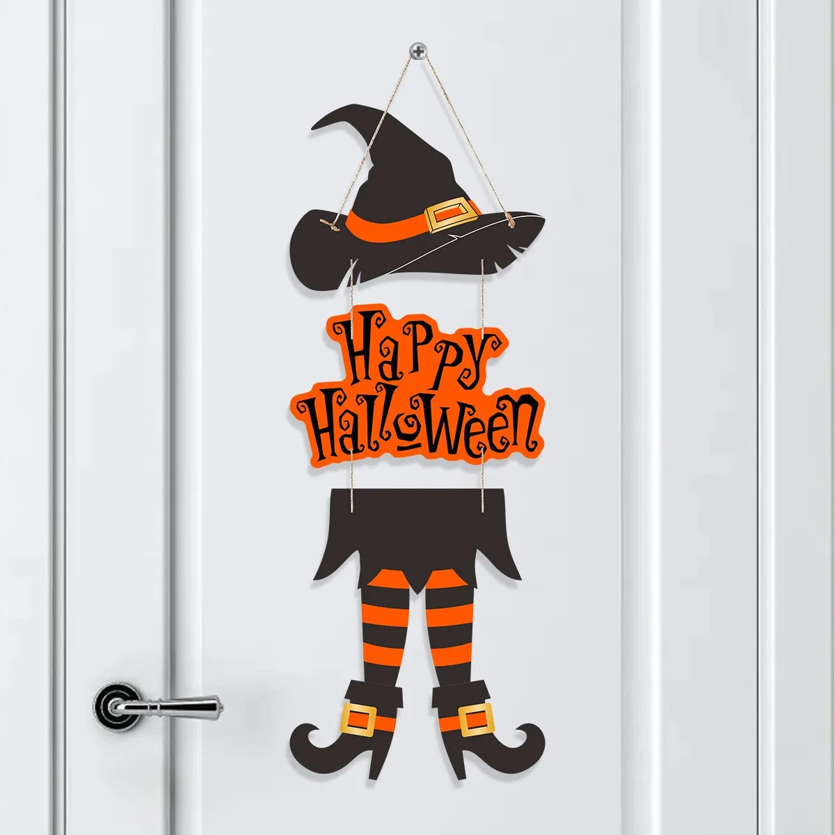 Halloween Witch Door Decor