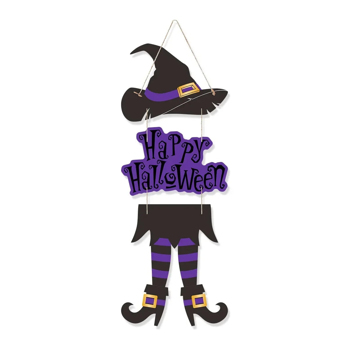 Halloween Witch Door Decor