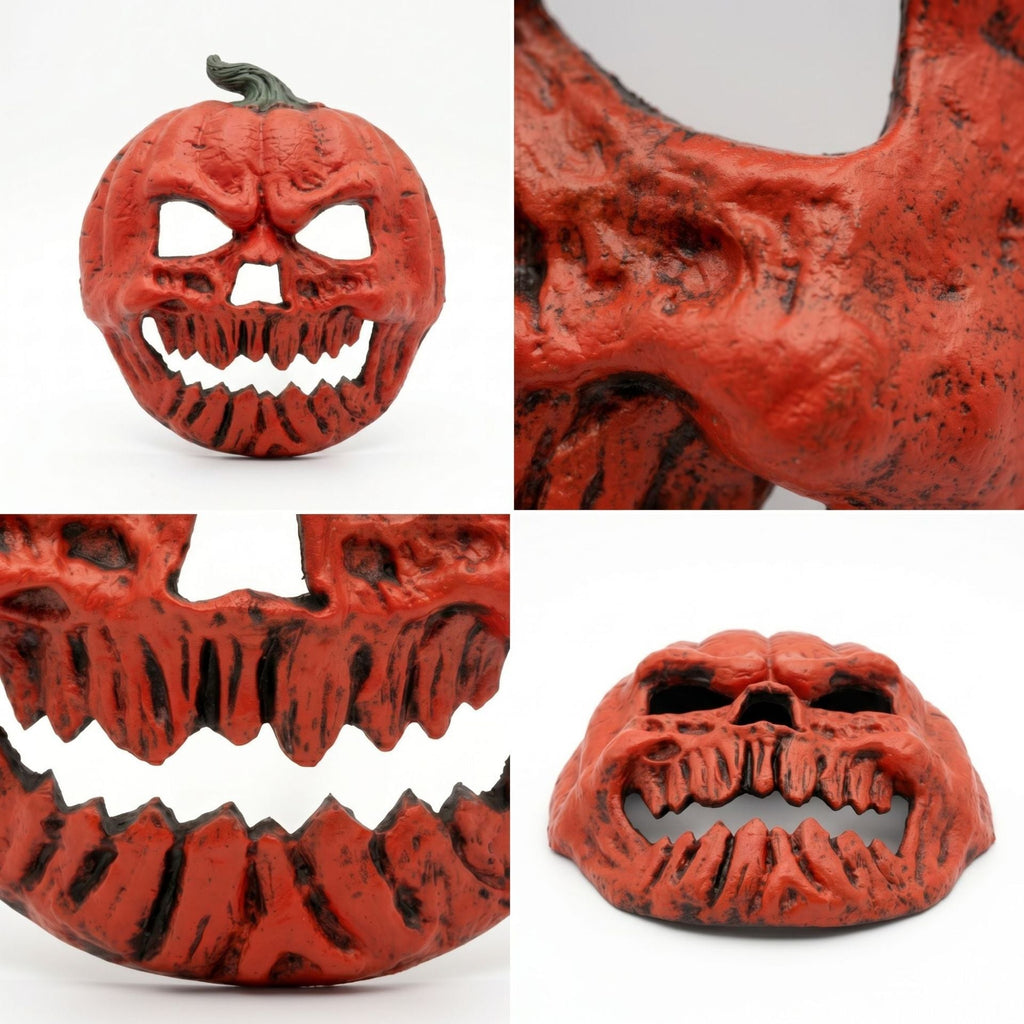 Halloween PU Foam Pumpkin Costume Masks ‚Äì 3 Pack