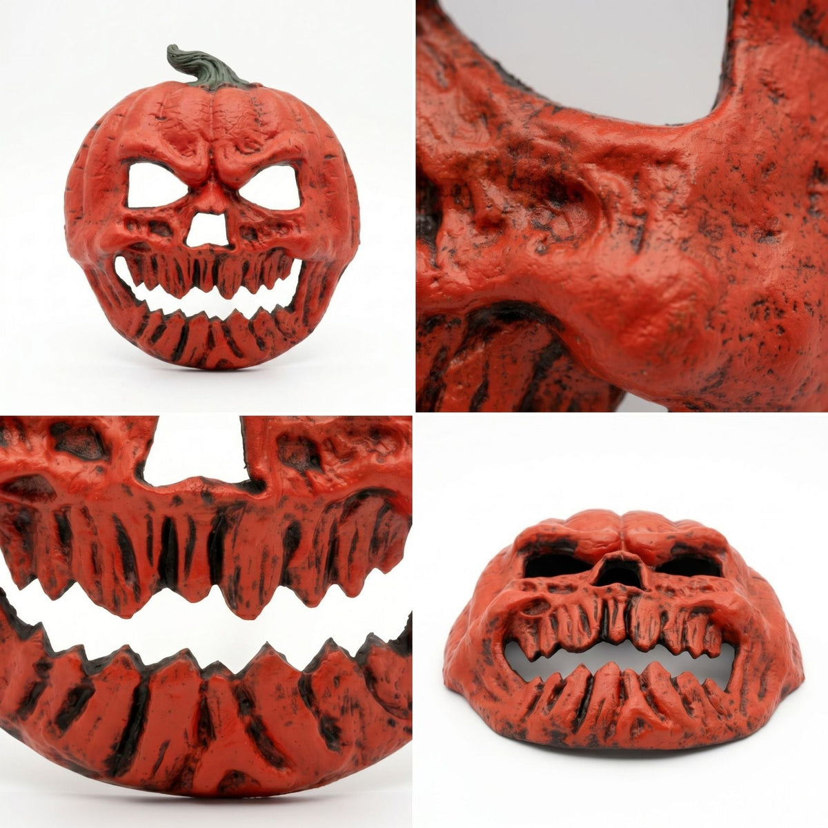 Halloween PU Foam Pumpkin Costume Masks ‚Äì 3 Pack