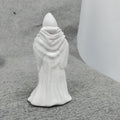 White Skull Statue Halloween Garden Decor Resin