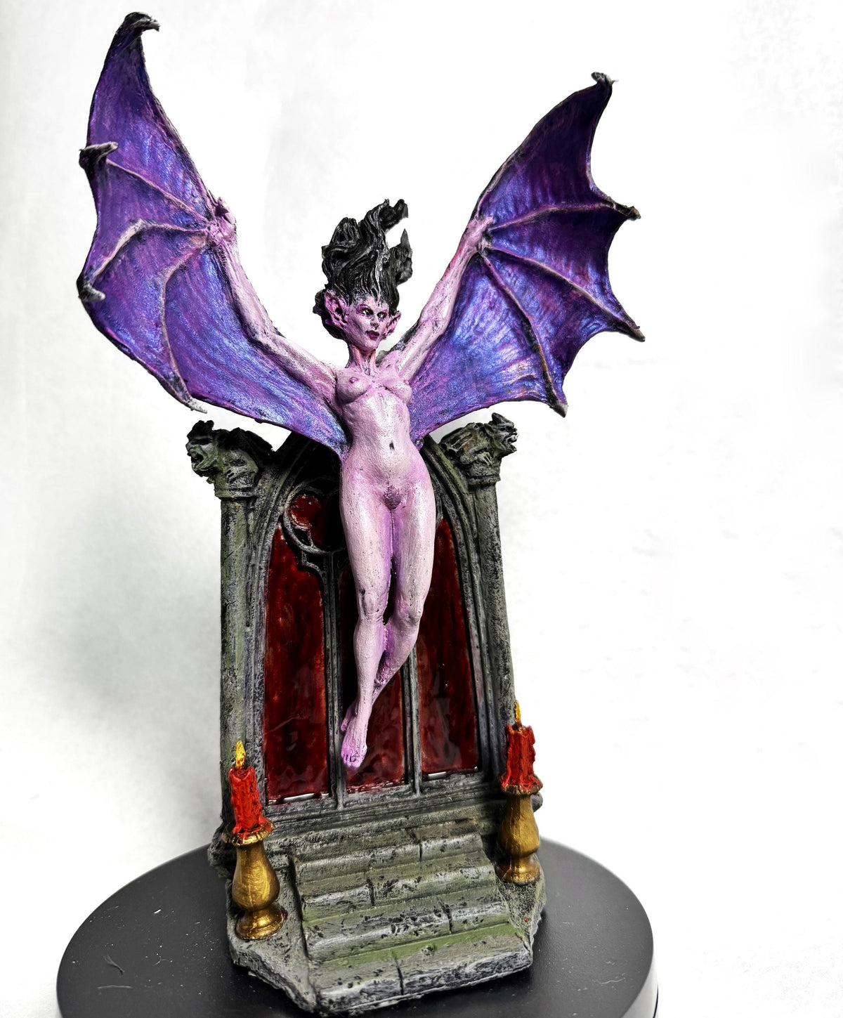 Carmilla the Vampire Statue, Full Color Resin Sculpture | Legendary Vampire Figurine |Victorian Gothic Horror|Gothic Gift and Spooky Decor