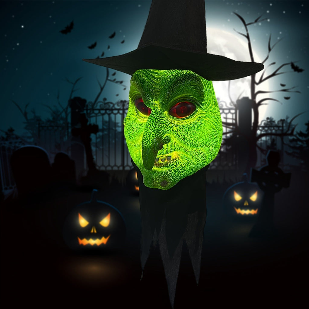 3D Halloween Witch Mask Lantern Hanging Decoration
