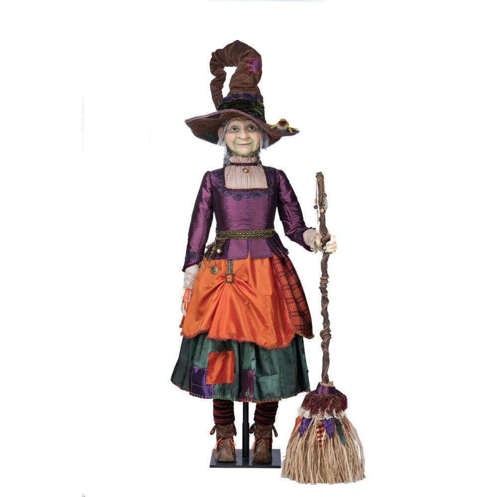 Gertrude Grimoir Life Size Witch | Halloween Decor | Katherine's Collection