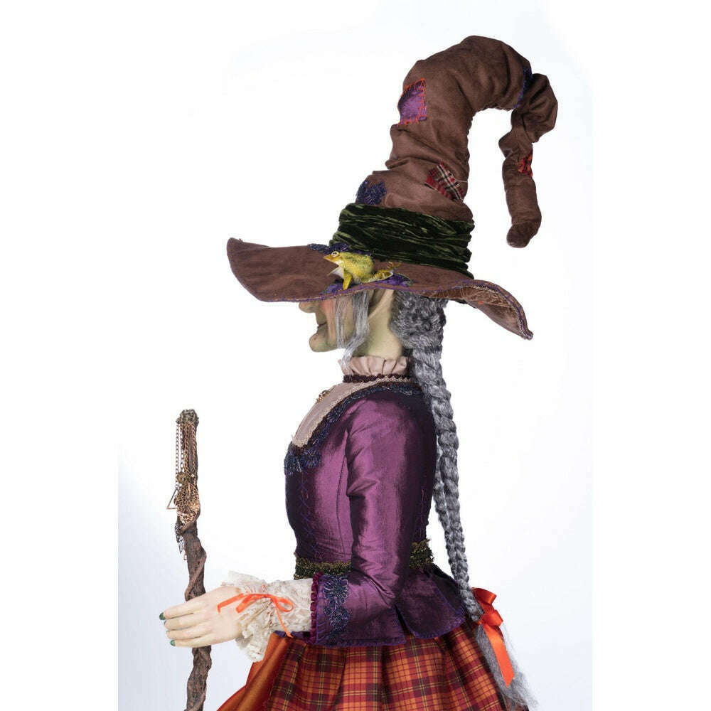 Gertrude Grimoir Life Size Witch | Halloween Decor | Katherine's Collection