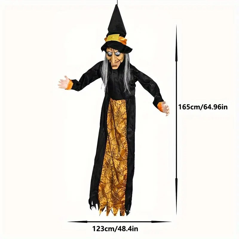 Witch Robot Halloween Decoration