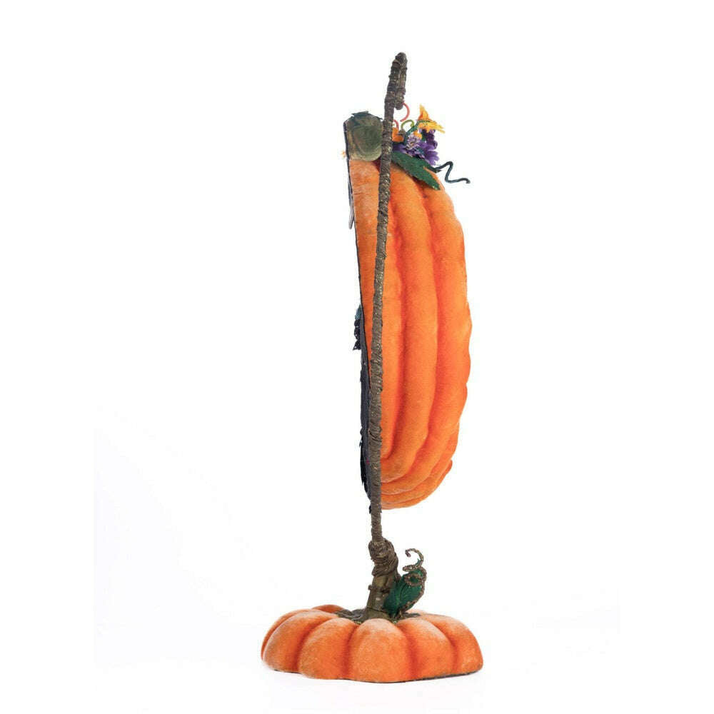 Pumpkin Moon Witch Wall Piece or Tabletop | Halloween Decor | Katherine's Collection